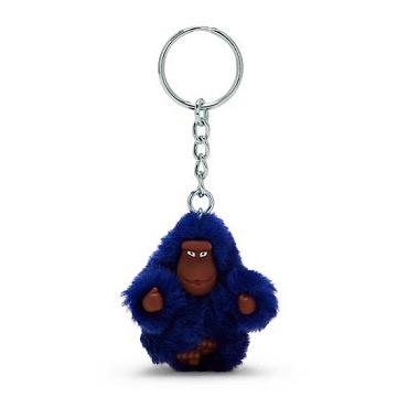 Kipling Sven Extra Small Monkey Keychain Accessories Triangle Blue | CA 1982KO